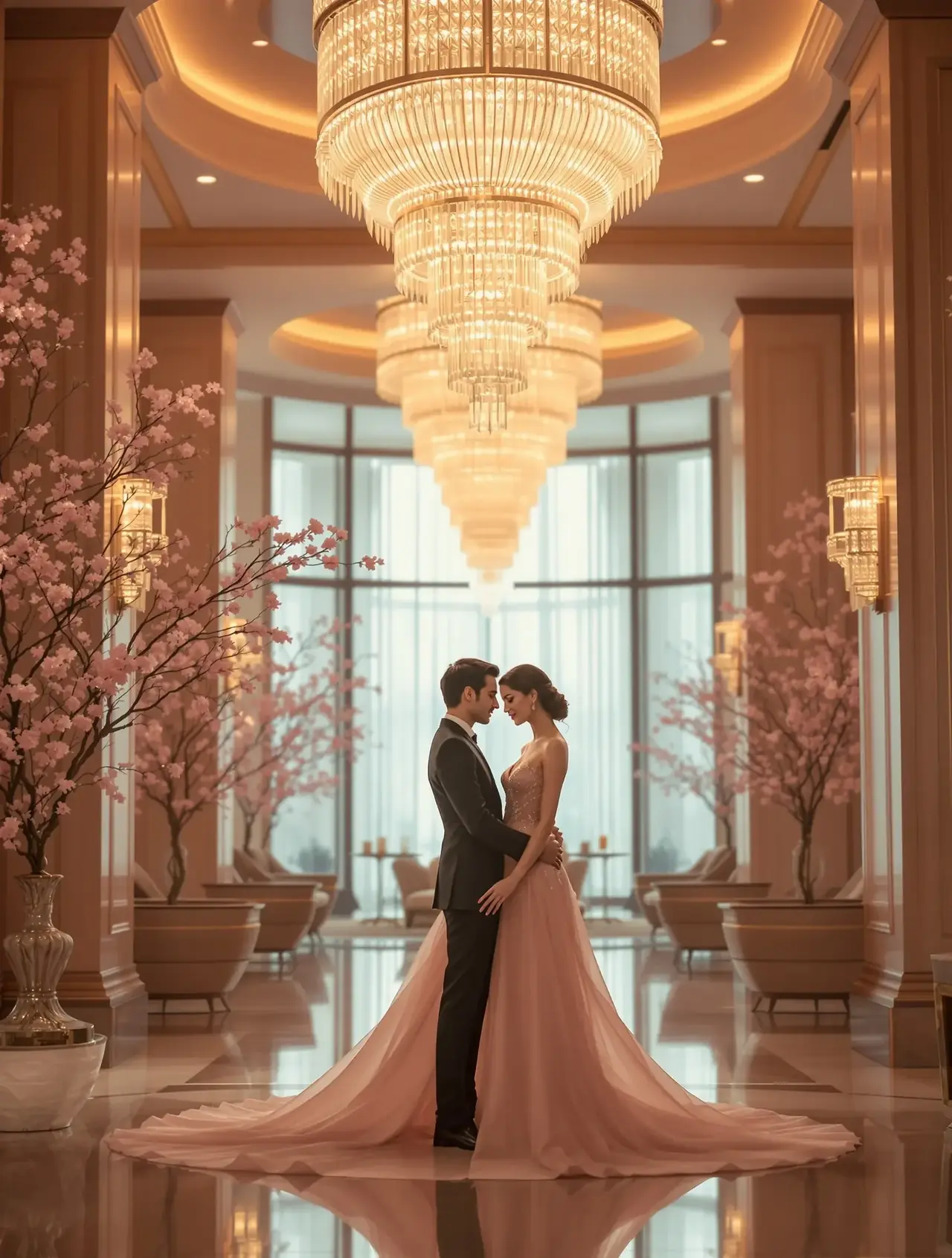短剧《暗恋成婚：男神偏要娶我》封面海报，甜宠题材，评分9分
