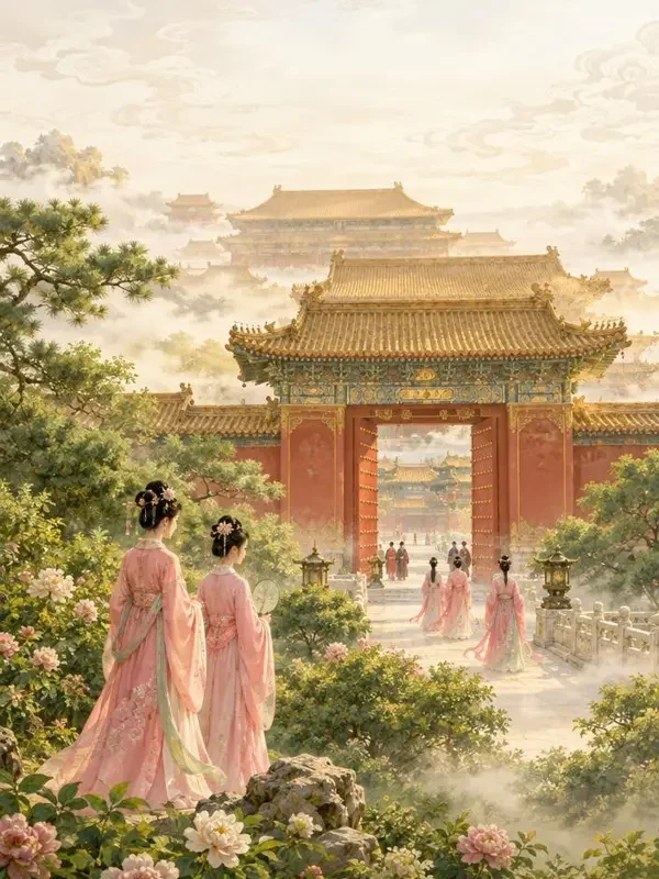 长安第一女官 竖版剧集封面，古装题材，共94集